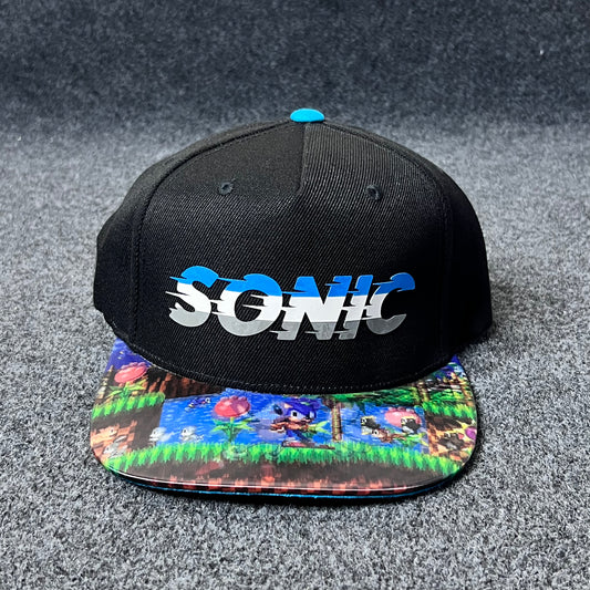 Sonic the Hedgehog Lenticular Brim Snapback 3d Brim