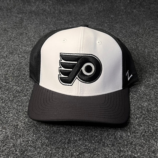 Men's Philadelphia Flyers Mitchell & Ness Black Team Snapback Fitted Hat ( L SIZE )