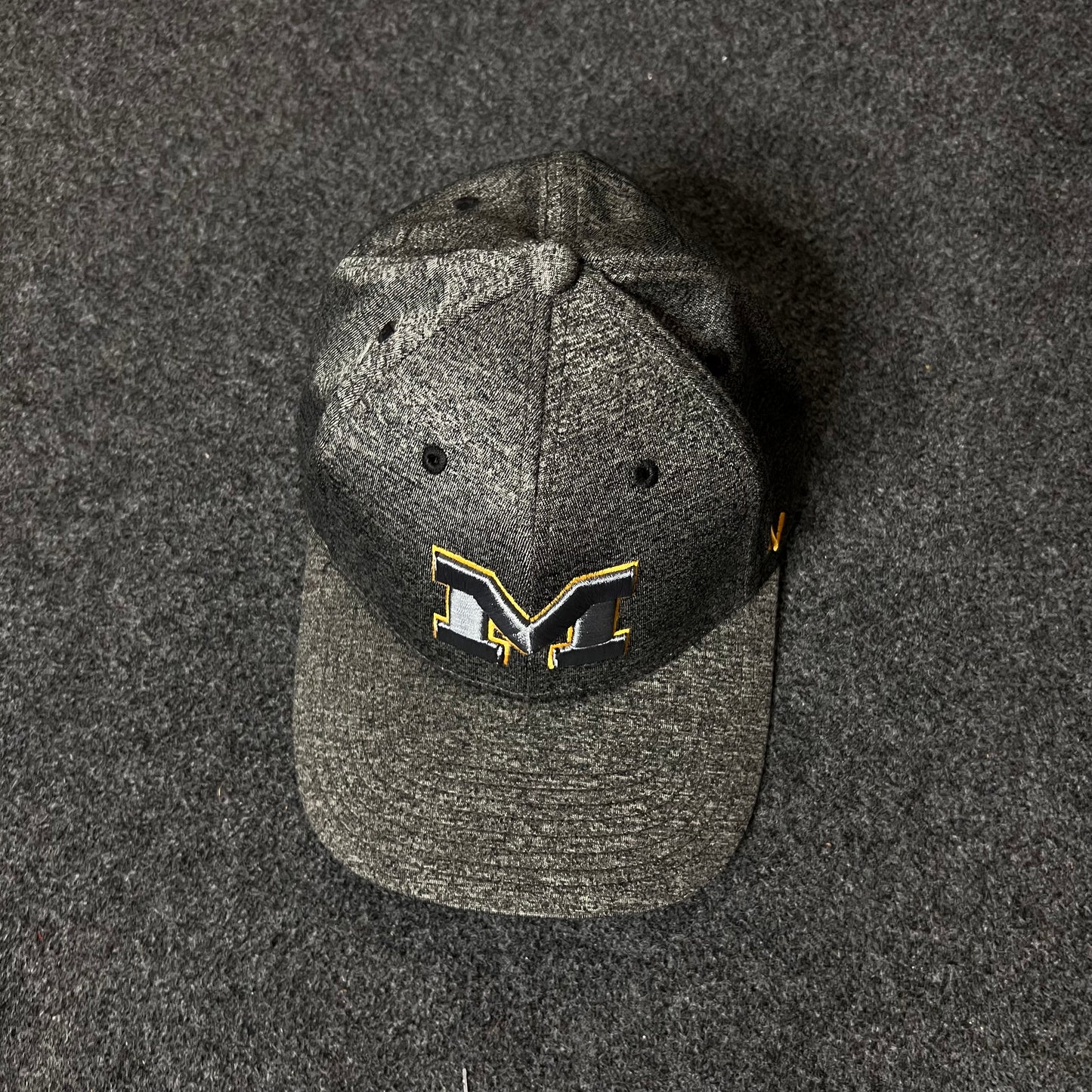 Zephyr Men's Standard NCAA Officially Licensed Hat Somber Fog Fitted Cap (M size )