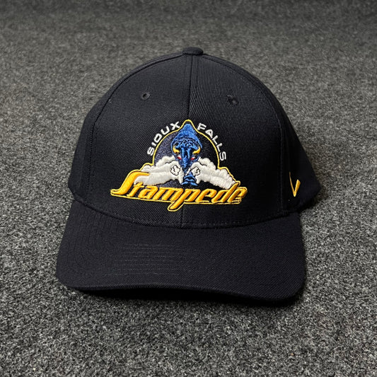 Youth SF Stampede Classic Navy Fitted Hat (M size )