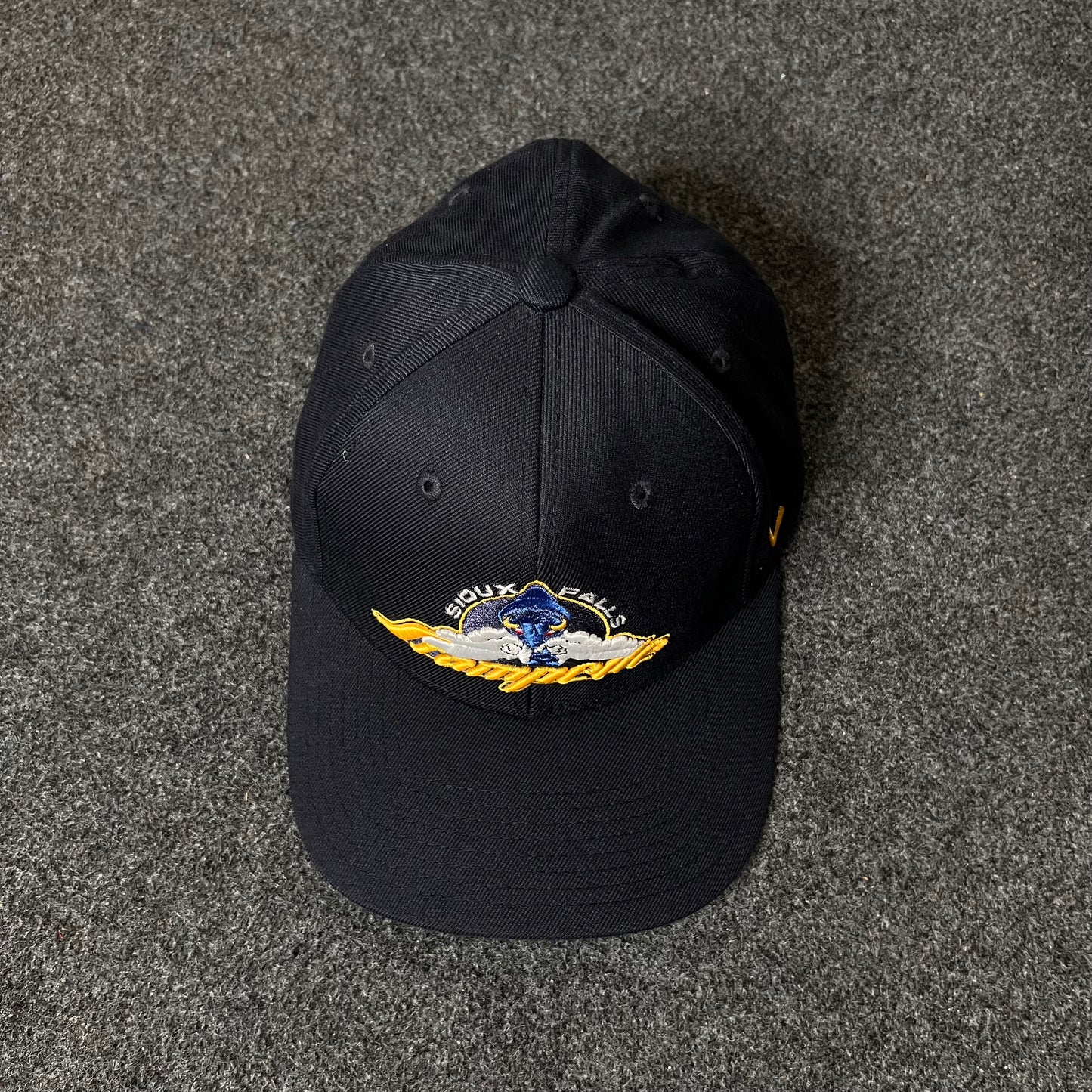Youth SF Stampede Classic Navy Fitted Hat (M size )