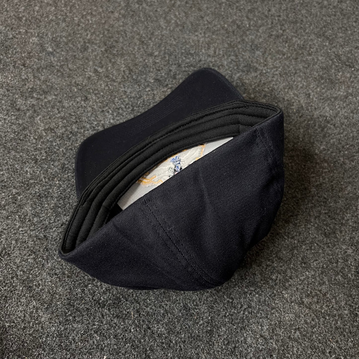 Youth SF Stampede Classic Navy Fitted Hat (M size )