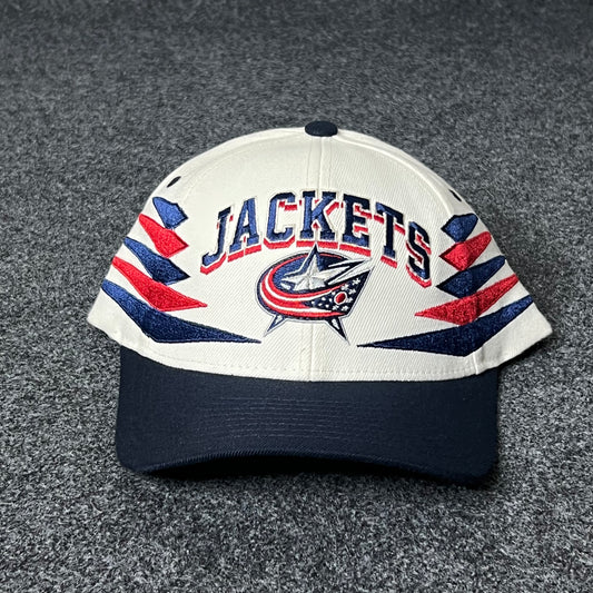 Columbus Jackets Embroidered Fan Cap