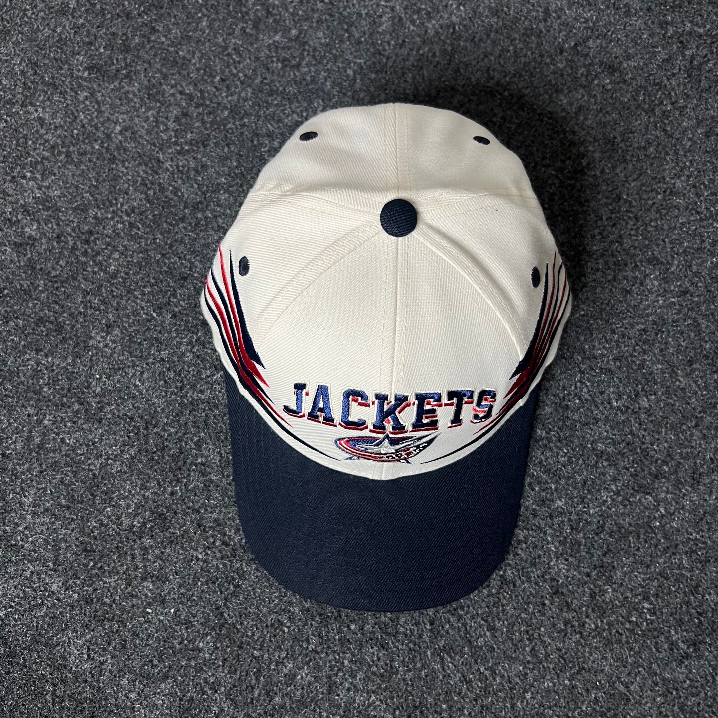 Columbus Jackets Embroidered Fan Cap