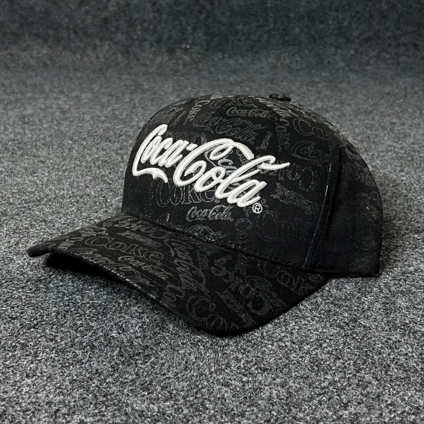 Coca-Cola Classic Black Logo Cap
