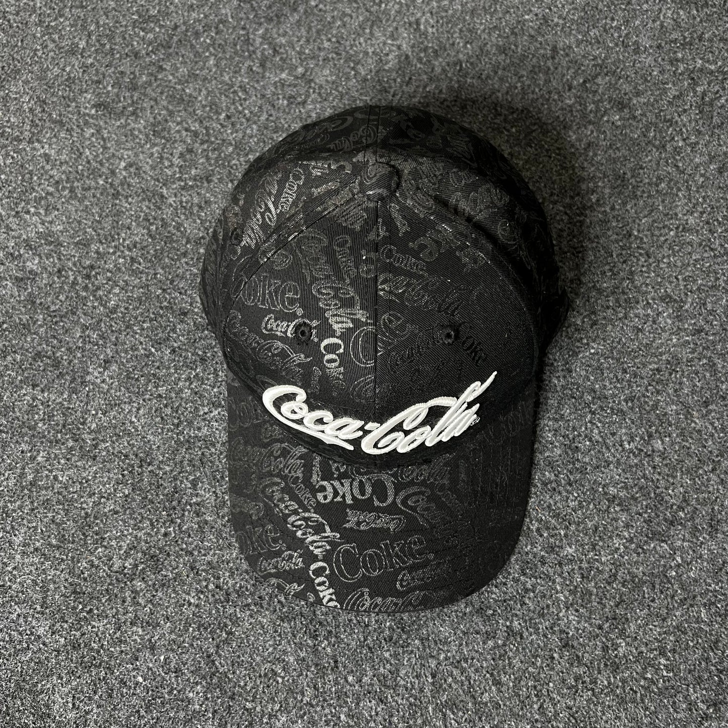 Coca-Cola Classic Black Logo Cap