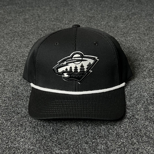 Black & White Forest Crest Cap