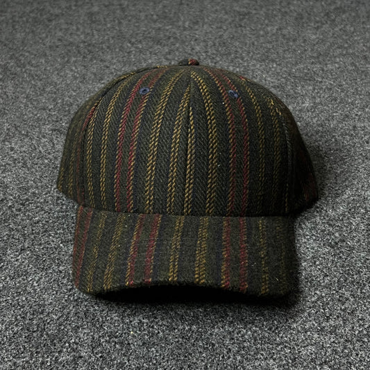 Vintage Striped Casual Cap