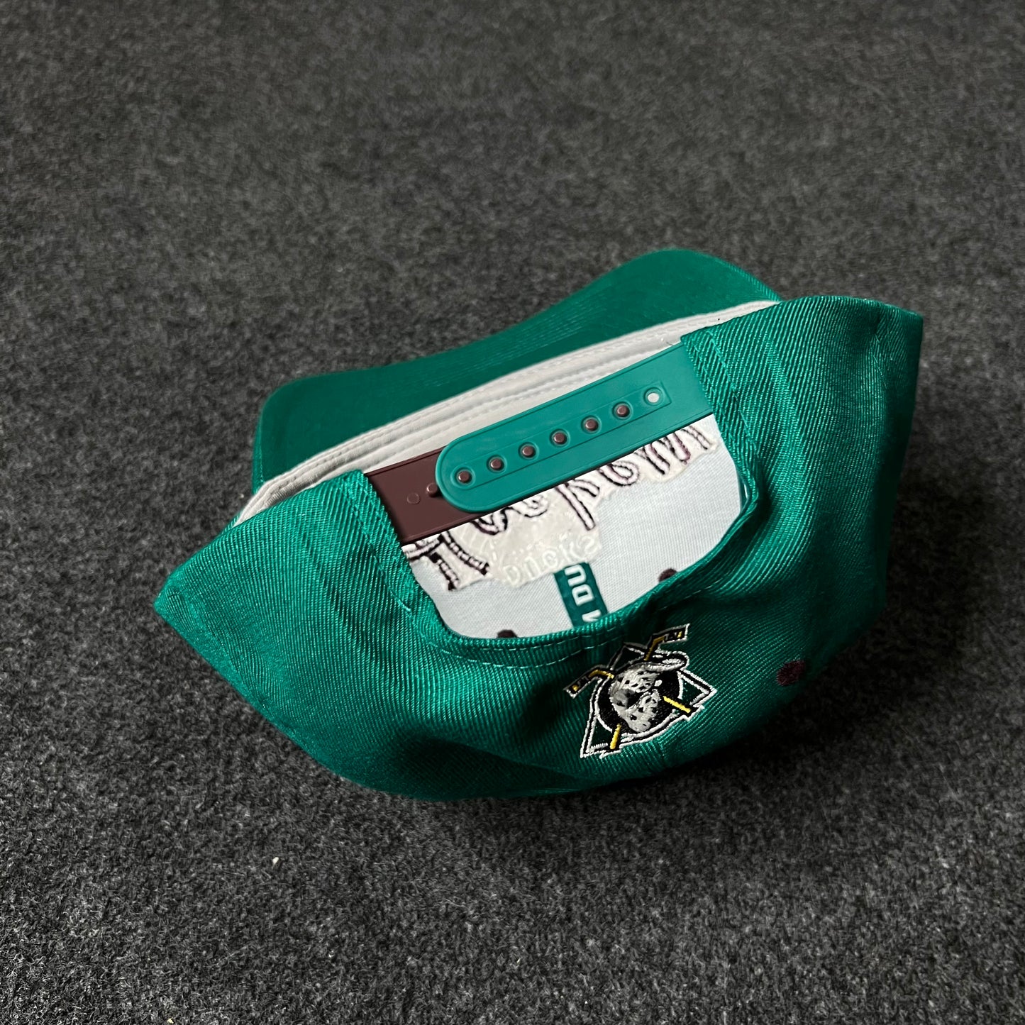 Ducks Hockey Vintage Teal Cap