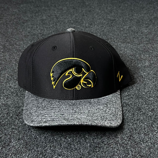 Iowa Hawkeyes Black & Grey Cap