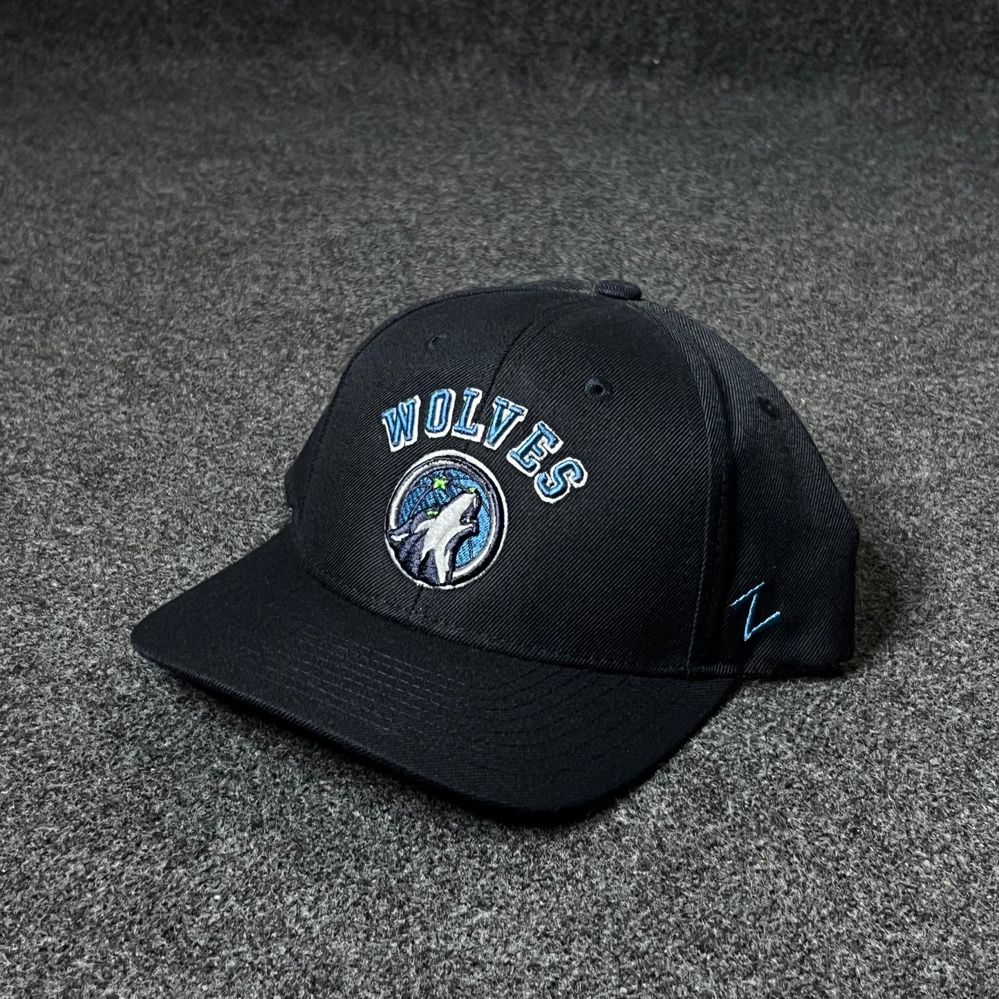 Minnesota Timberwolves Black Logo Cap