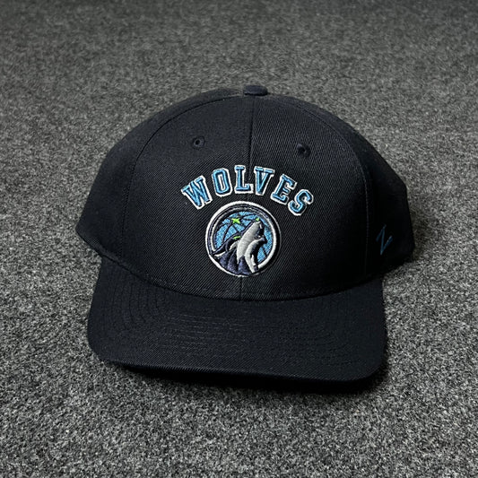 Minnesota Timberwolves Black Logo Cap
