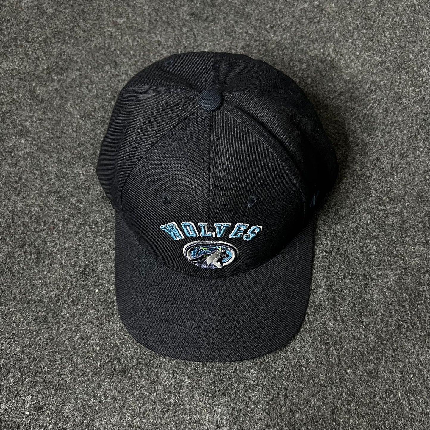 Minnesota Timberwolves Black Logo Cap