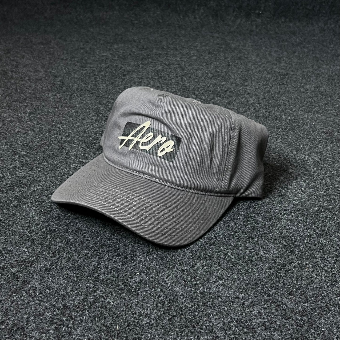 Aero Script Grey Cap