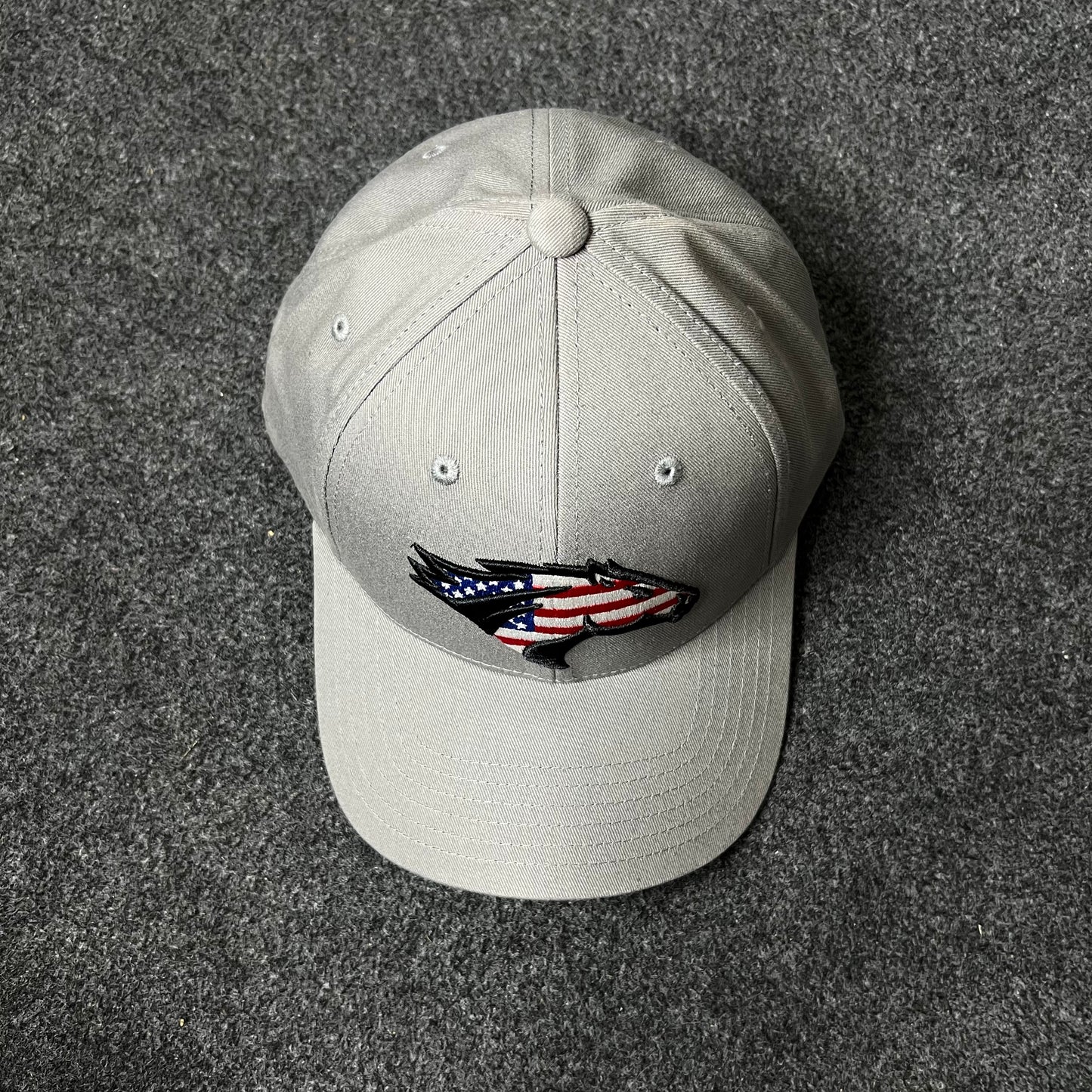 Patriotic Horse Grey Cap