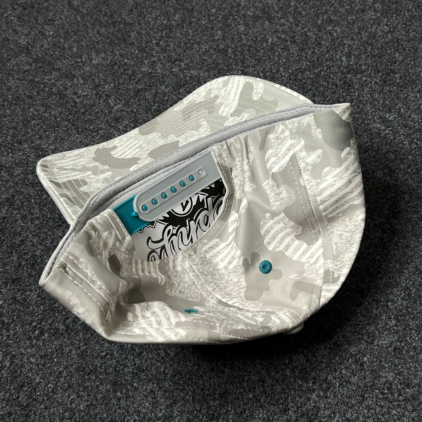 San Jose Sharks Grey Camo Cap