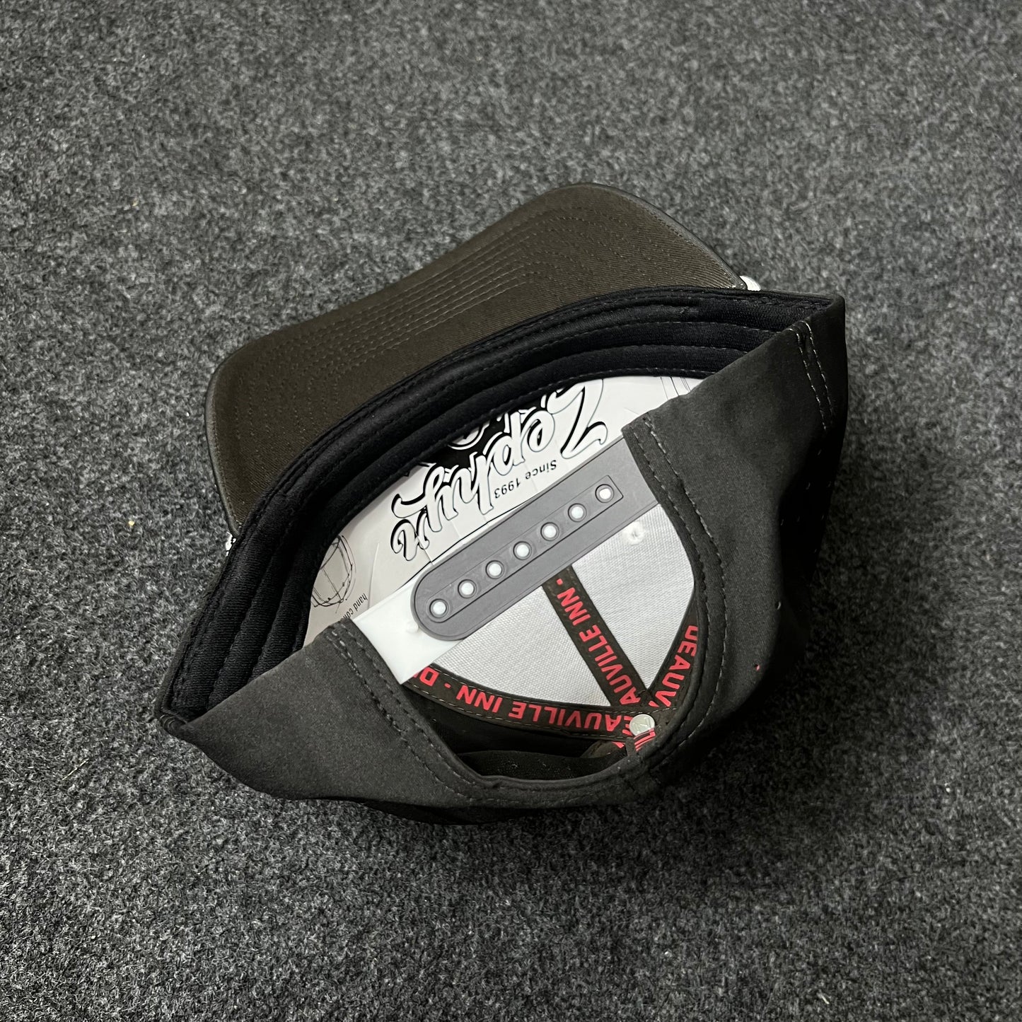 American Sail Black Rope Cap