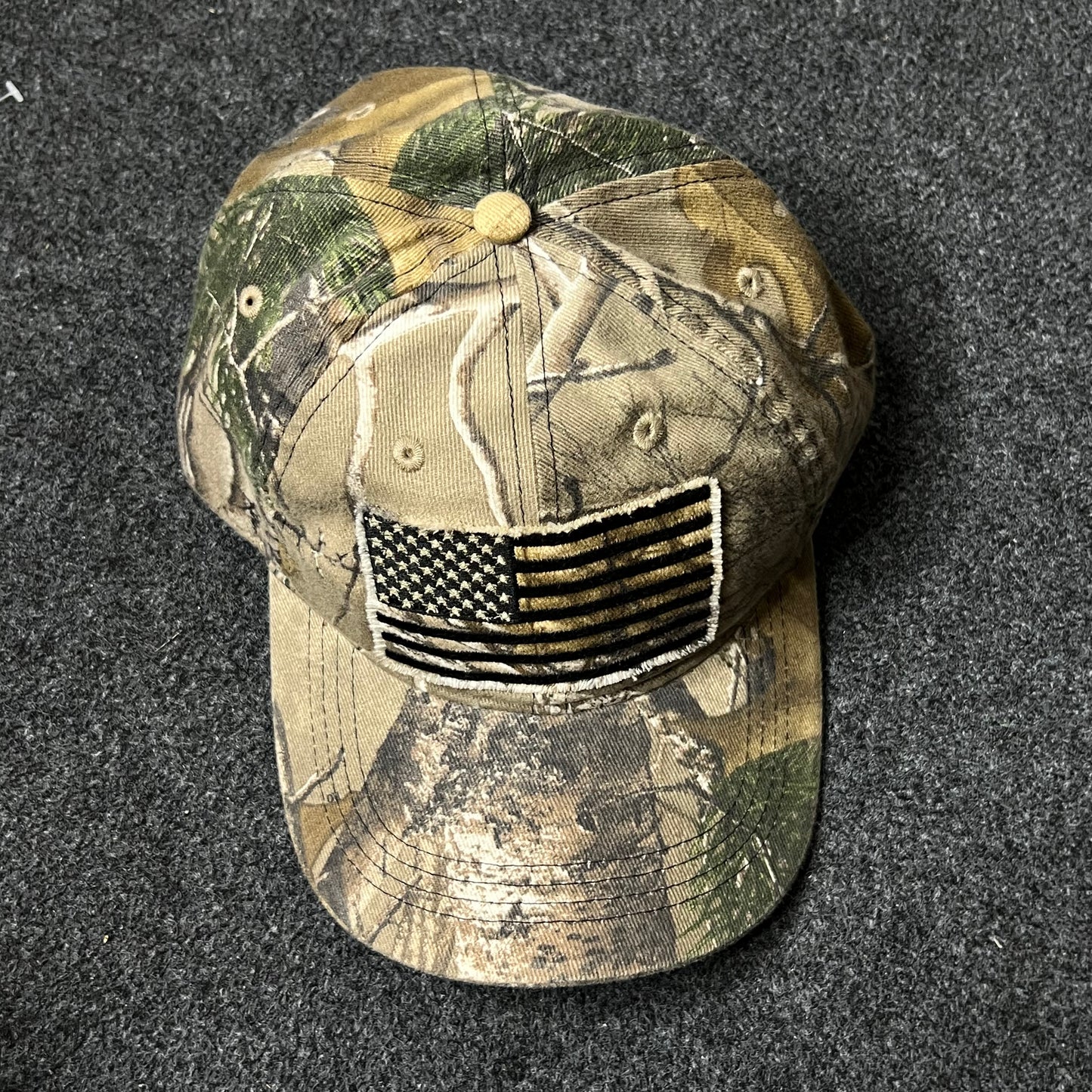 Camo American Flag Cap
