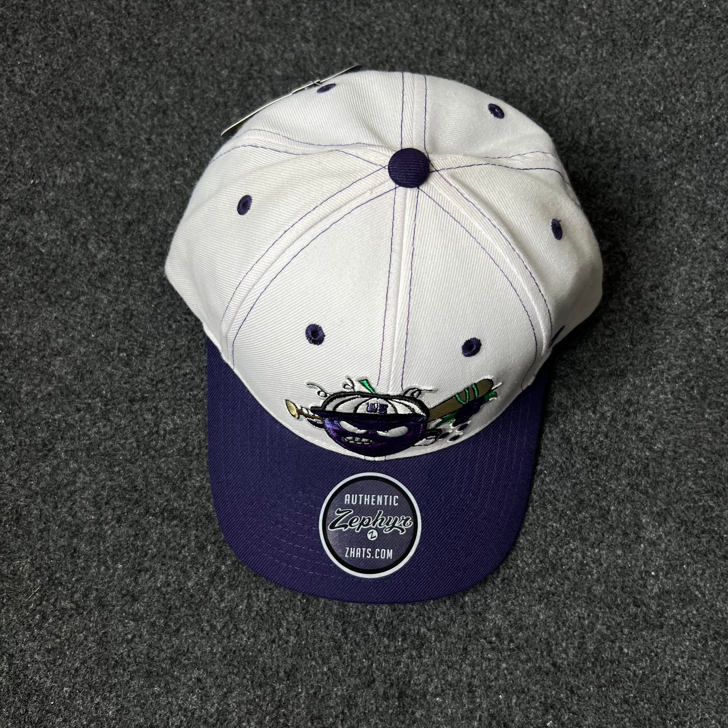 Purple Grapes Baseball Mascot Cap