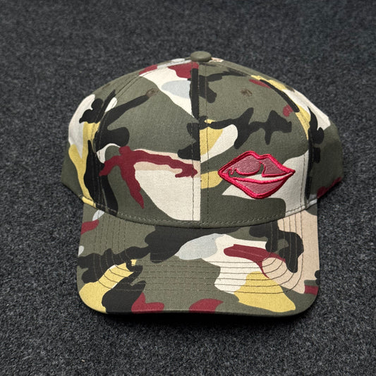 "Tongue and Lips" logo of The Rolling Stones Cap