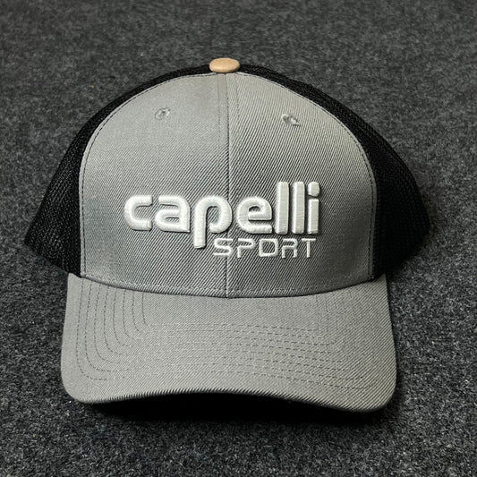 Capelli Sport Trucker Hat – Gray/Black