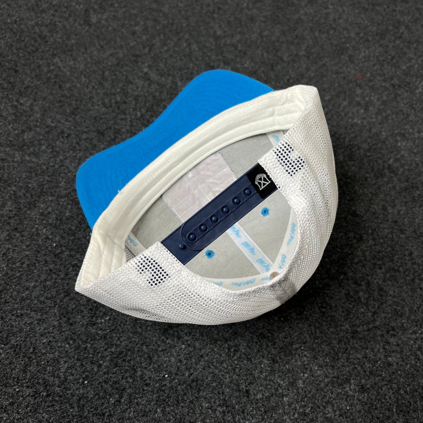 Old Row Outdoors Trucker Hat β Blue & White Mesh Cap