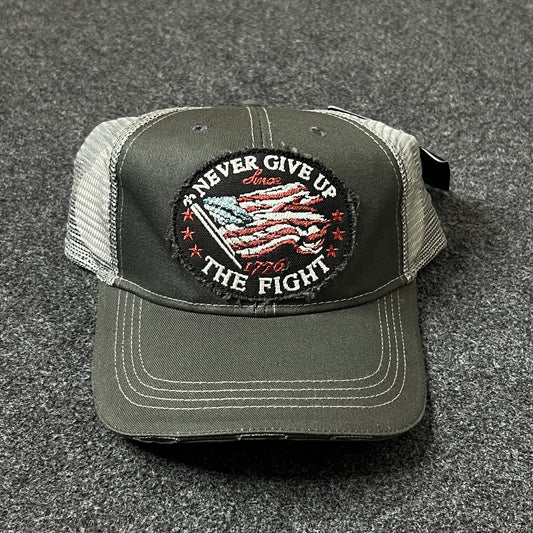 “Never Give Up The Fight” Trucker Hat