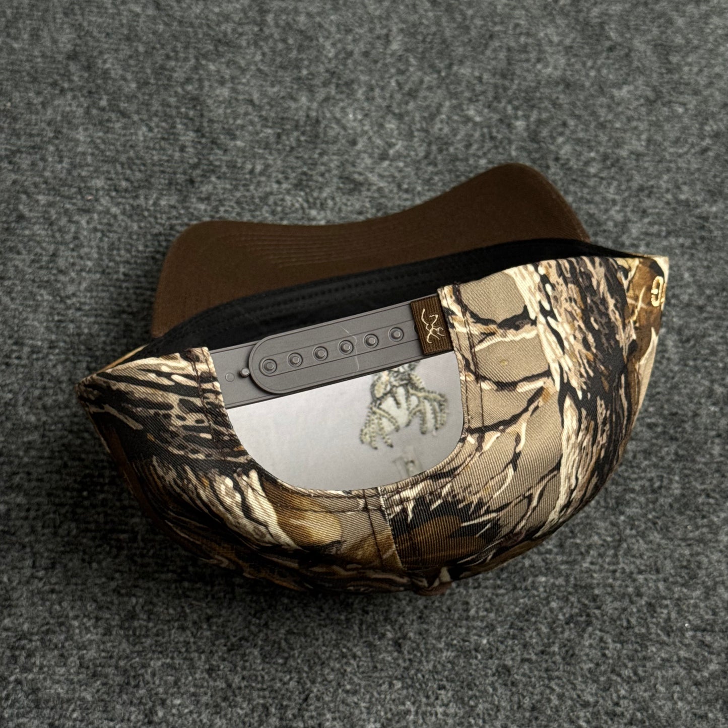 Browning Camo Buck Outdoor Cap – Woodland/Brown