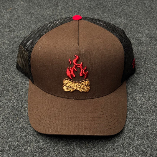 Good Hats Camp Fire Hazel Brown Edition Snapback Cap