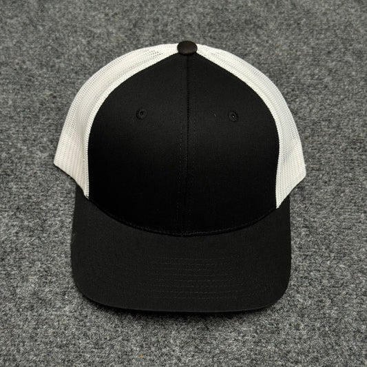 Black and White Trucker Cap