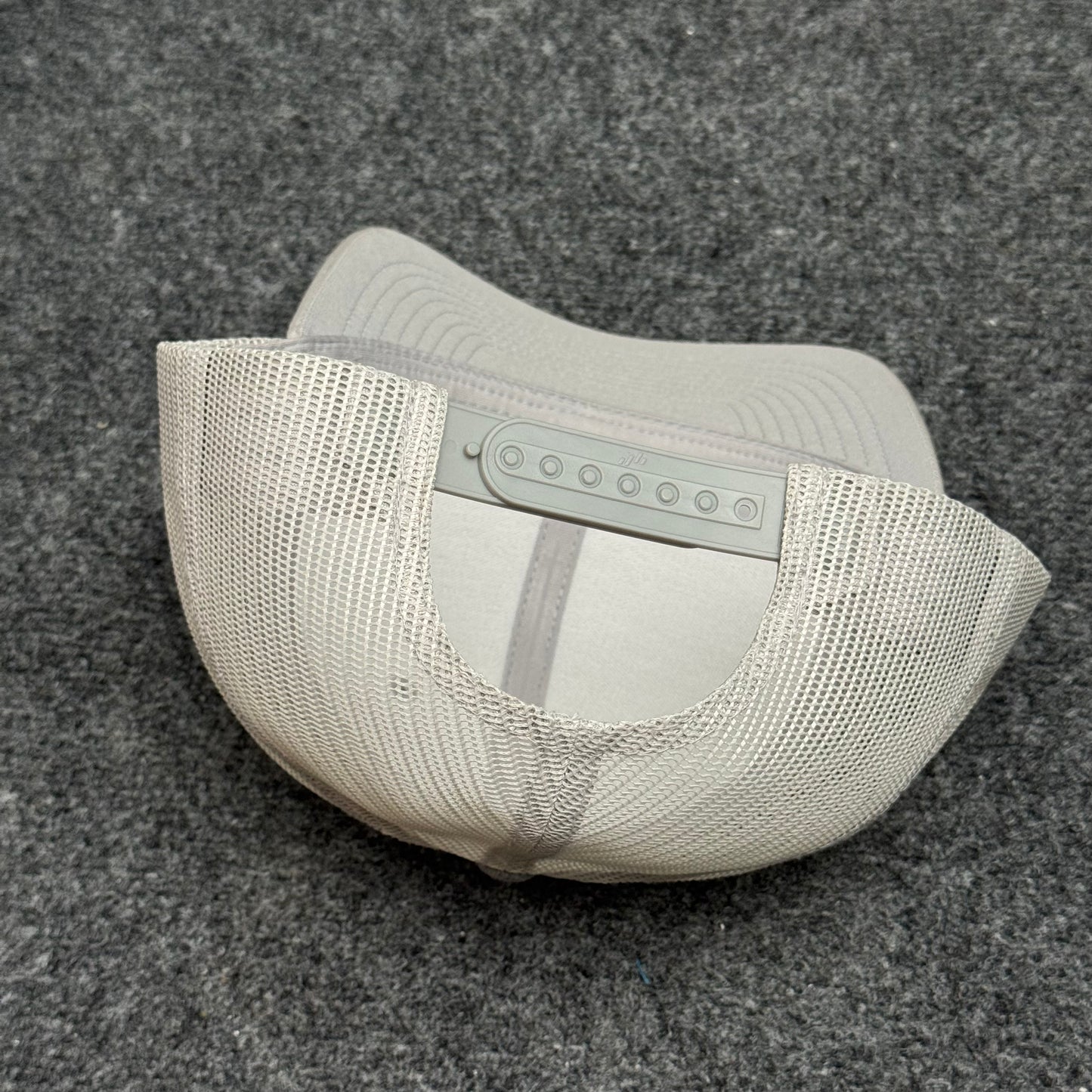 Light Gray Mesh Trucker Cap