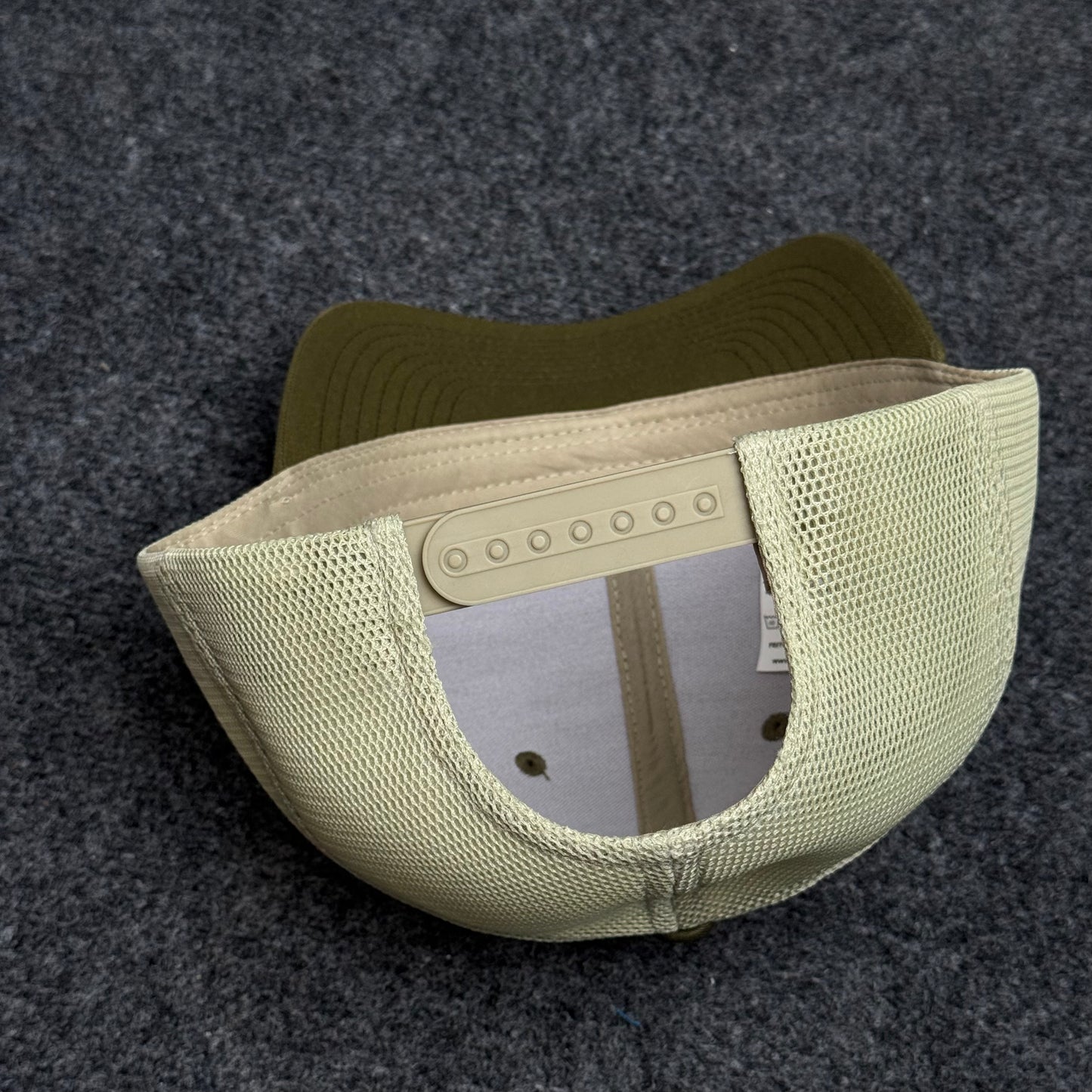Loden and Oatmeal Mesh Trucker Cap