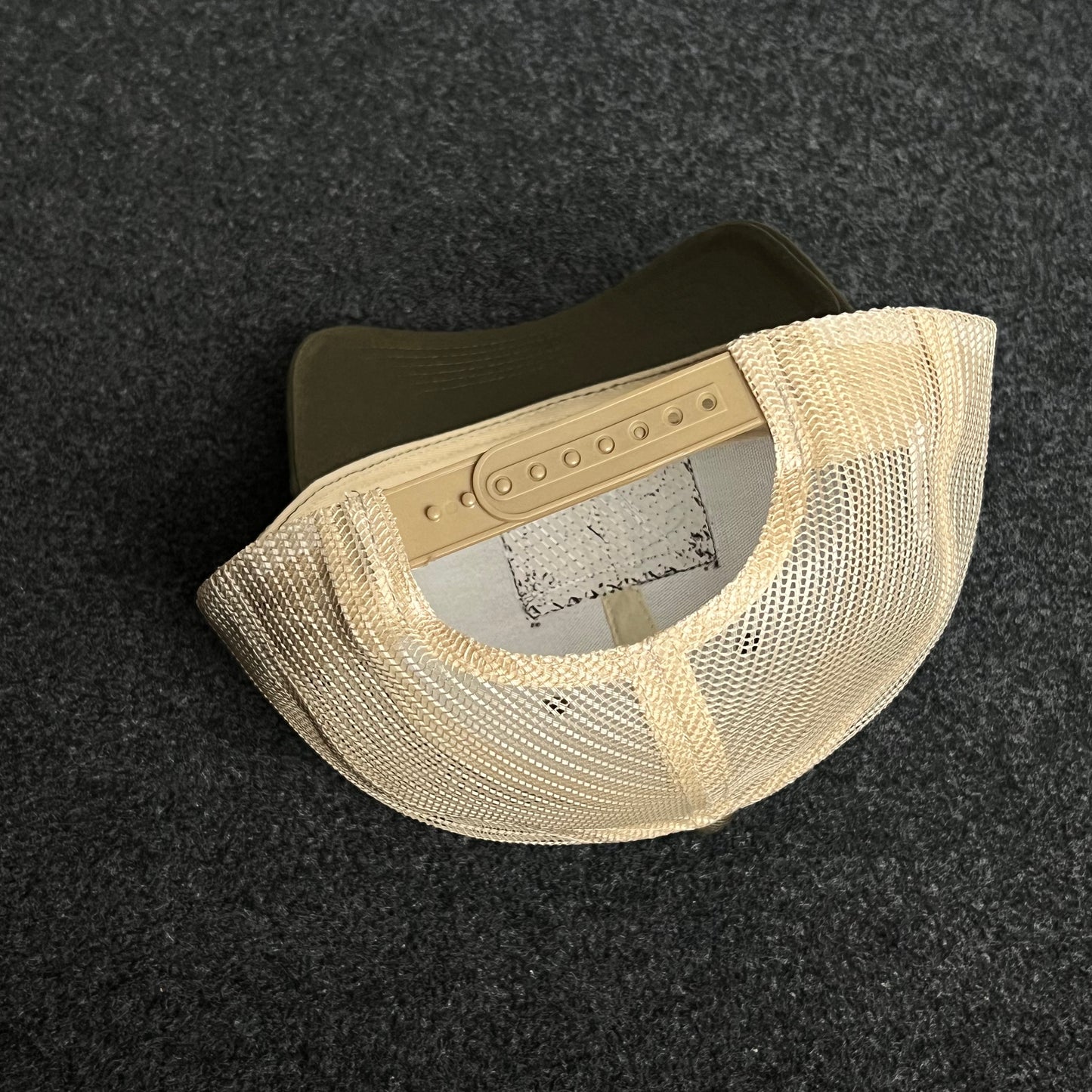 TC Ranch Trucker Cap – Olive, Tan & Leather Patch