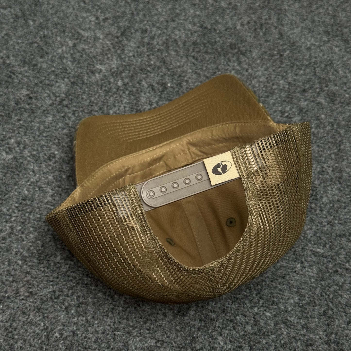 Leaf Camouflage and Brown Mesh Trucker Cap