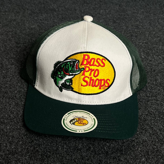 Bass Pro Shops Mesh Trucker Cap – Dark Green Edition
