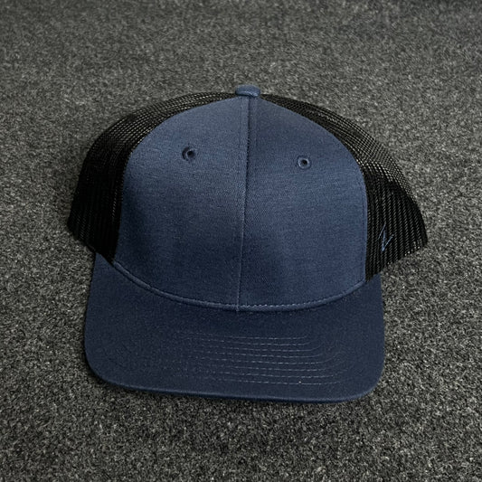 Mesh Trucker Cap – Navy & Black Edition