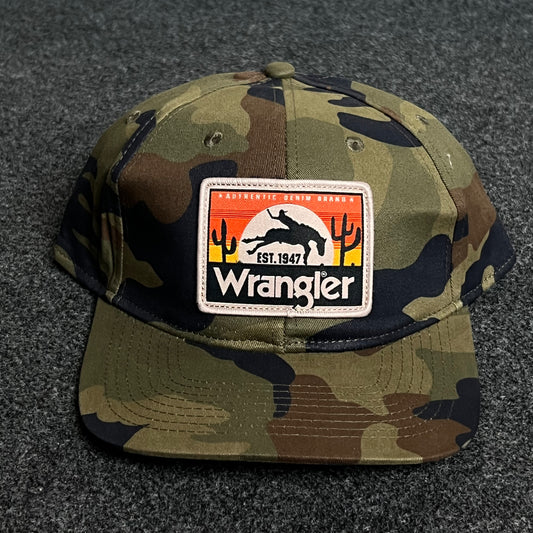 Wrangler Baseball Cap – Camo (Desert Patch)