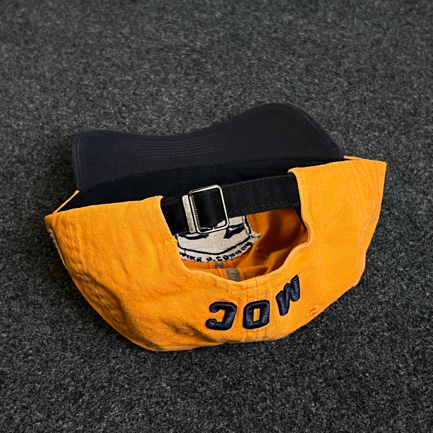 Unstructured Dad Cap – Gold & Navy (“Mike O’Donnell Invitational”)