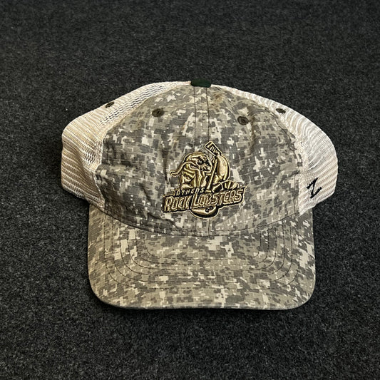 Mesh Trucker Cap – Digital Camo & Khaki Mesh (“Fort Sill” Crest)
