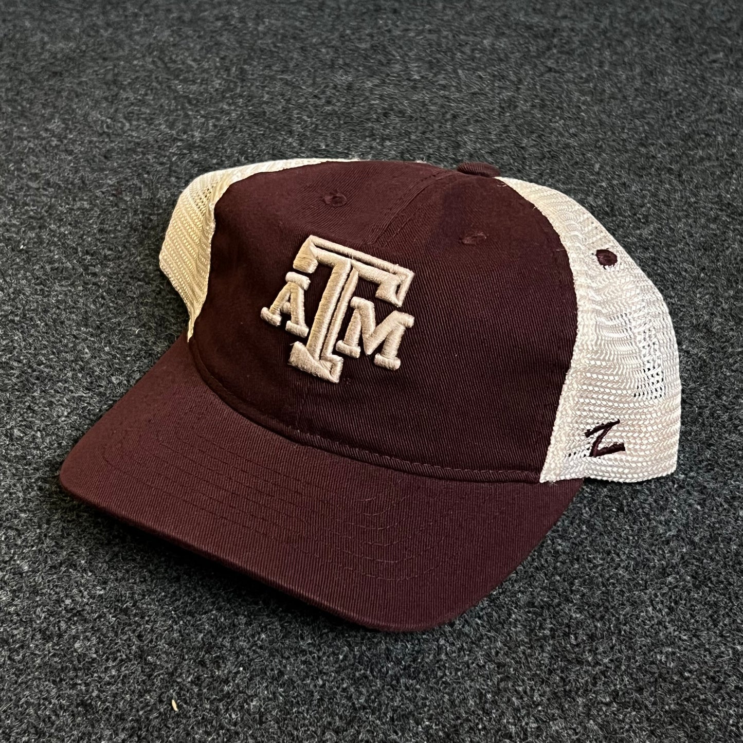 Texas A&M Aggies Mesh Trucker Cap – Maroon & White Mesh