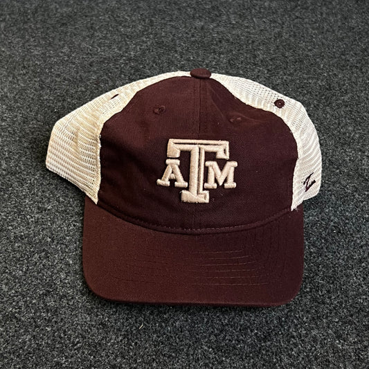Texas A&M Aggies Mesh Trucker Cap – Maroon & White Mesh