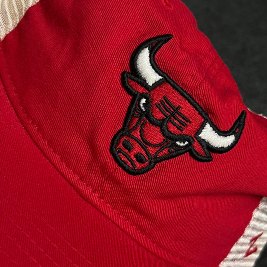Chicago Bulls Mesh Trucker Cap – Red & White Mesh