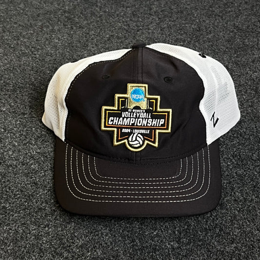 NCAA Basketball Championship Mesh Trucker Cap – Black & White Mesh (Patch)