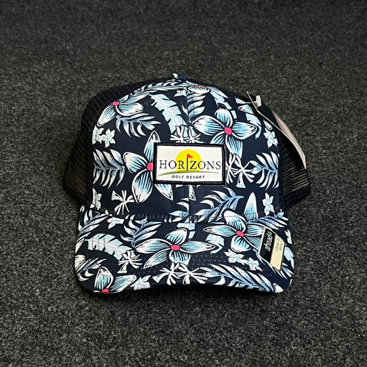 Saltions Tropical Floral Trucker Hat