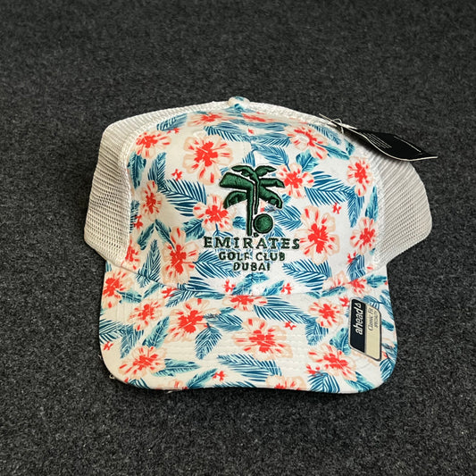 Holiday Hawaii Palm Leaves Trucker Hat
