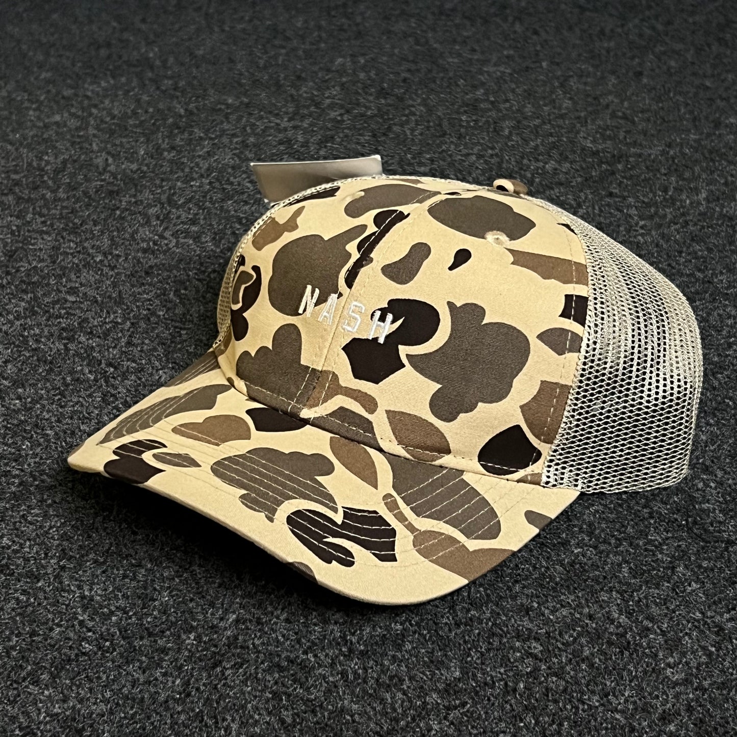 Camo Mesh Trucker Hat