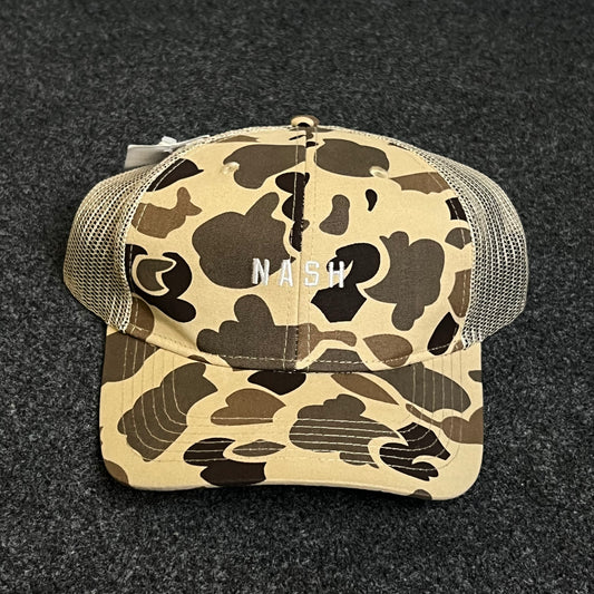 Camo Mesh Trucker Hat