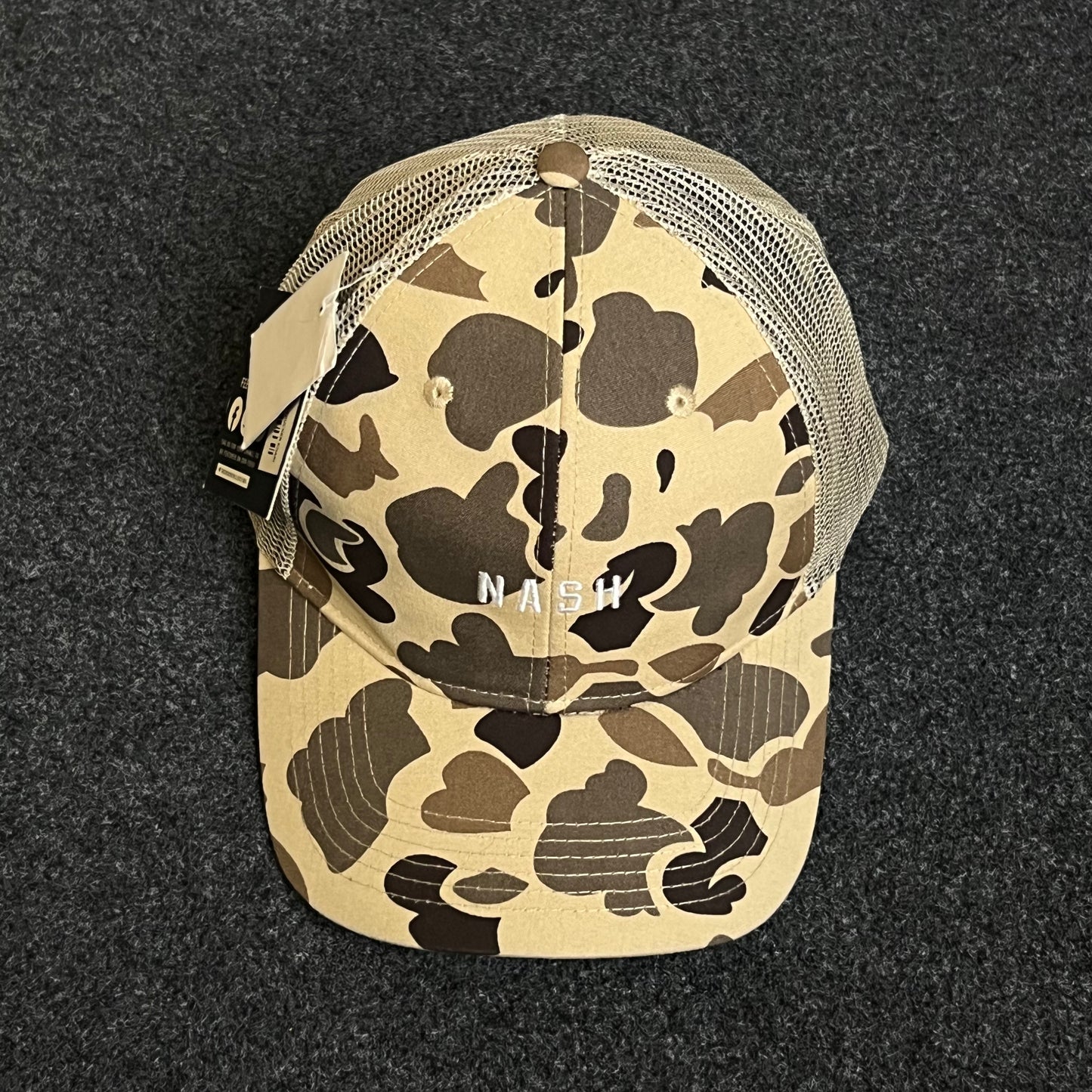 Camo Mesh Trucker Hat