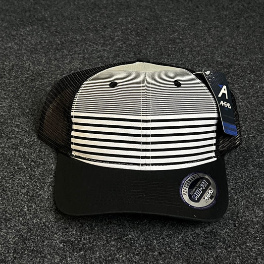 Atlantis A4040 Striped Trucker Cap