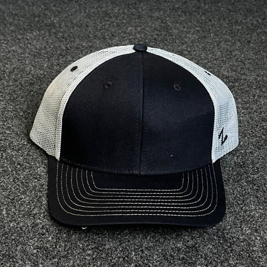 Zephyr Blank Oversized Mesh-Back Trucker Hat